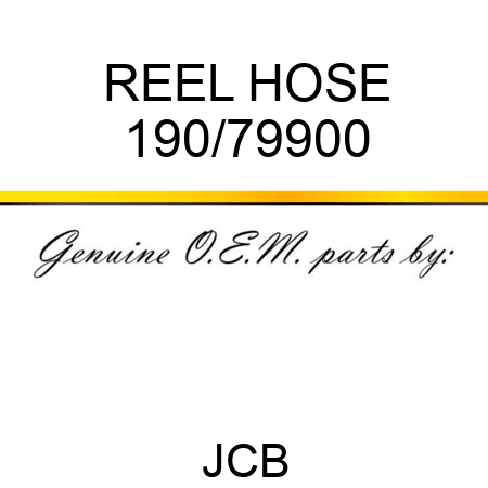 REEL HOSE 190/79900