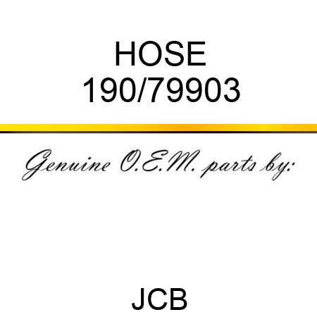 HOSE 190/79903