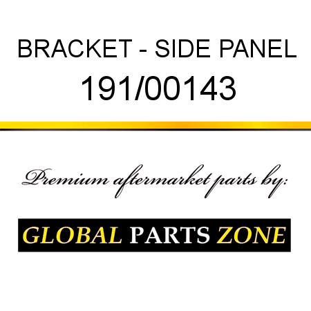 BRACKET - SIDE PANEL 191/00143