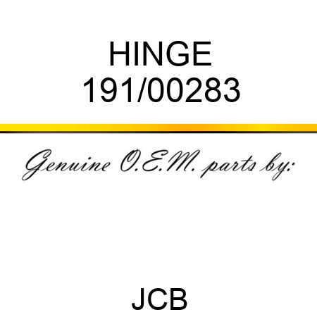 HINGE 191/00283