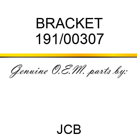 BRACKET 191/00307