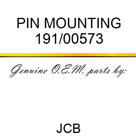 PIN MOUNTING 191/00573