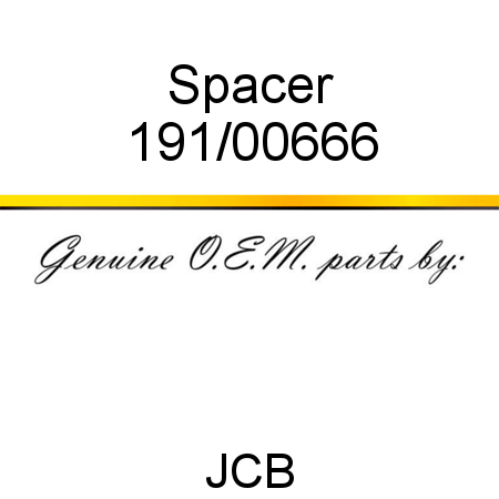 Spacer 191/00666