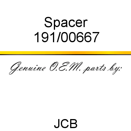 Spacer 191/00667