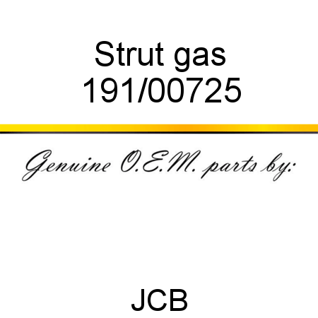 Strut, gas 191/00725