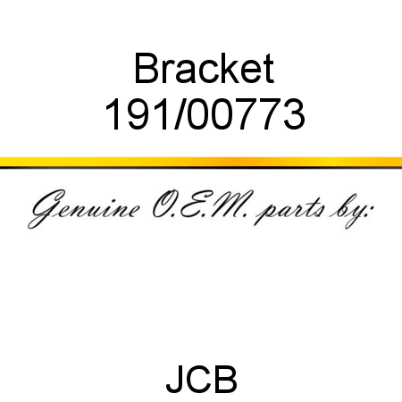 Bracket 191/00773