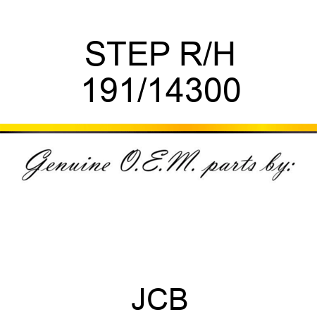 STEP R/H 191/14300