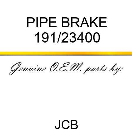 PIPE BRAKE 191/23400