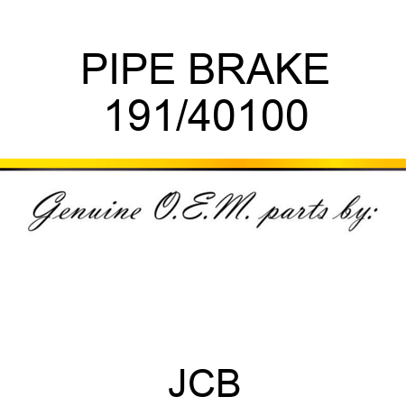 PIPE BRAKE 191/40100