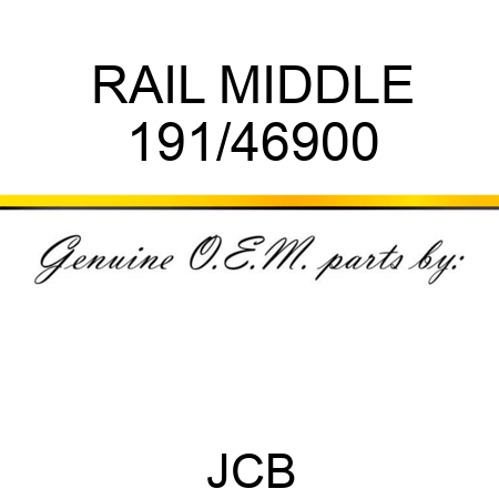 RAIL MIDDLE 191/46900