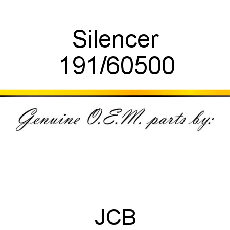 Silencer 191/60500