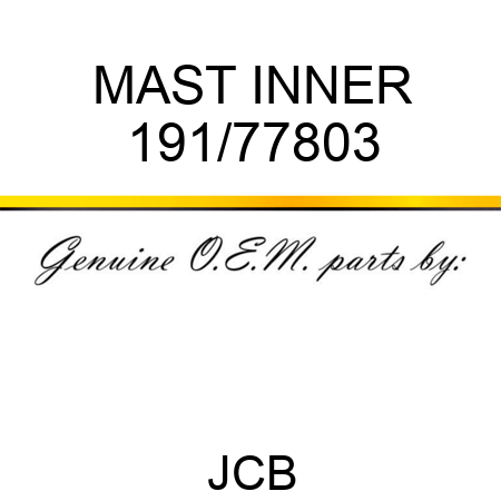 MAST, INNER 191/77803