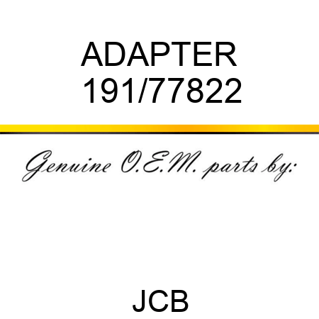 ADAPTER 191/77822