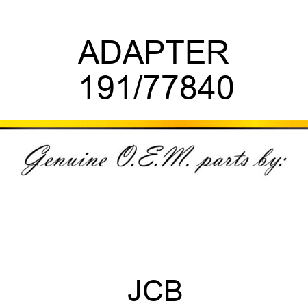 ADAPTER 191/77840