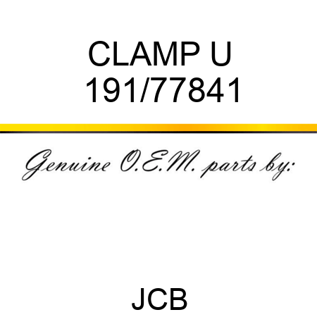 CLAMP, U 191/77841