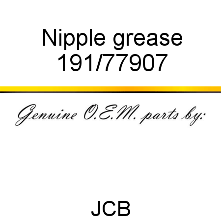 Nipple, grease 191/77907