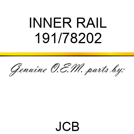 INNER RAIL 191/78202