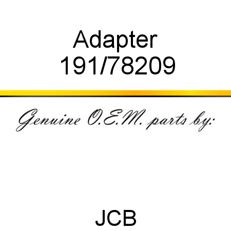 Adapter 191/78209