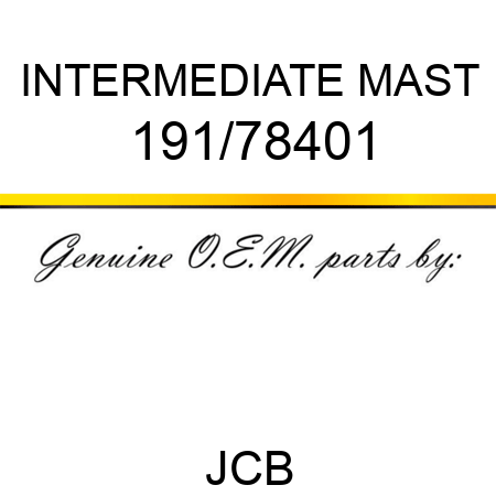 INTERMEDIATE MAST 191/78401