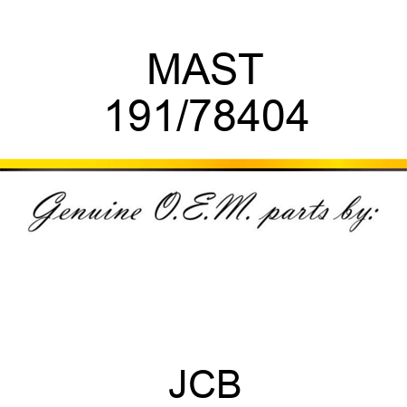 MAST 191/78404