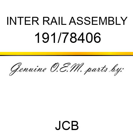 INTER RAIL ASSEMBLY 191/78406