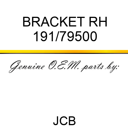 BRACKET RH 191/79500