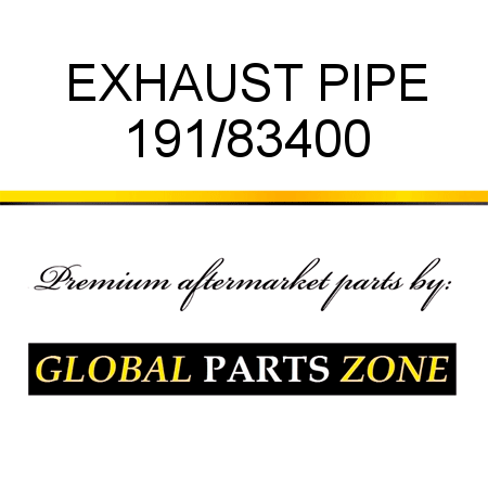 EXHAUST PIPE 191/83400