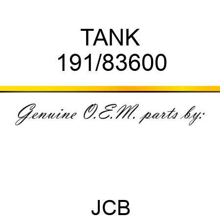 TANK 191/83600