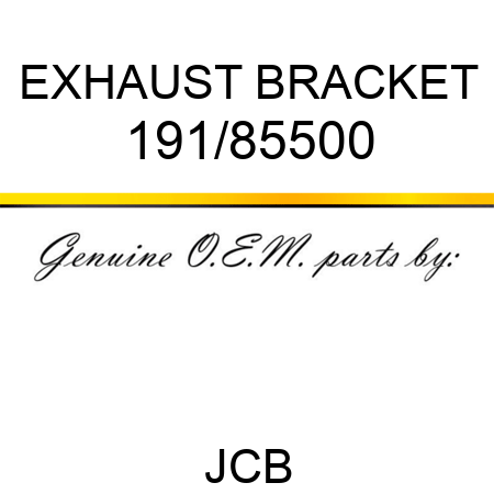 EXHAUST BRACKET 191/85500