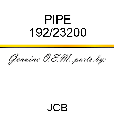 PIPE 192/23200