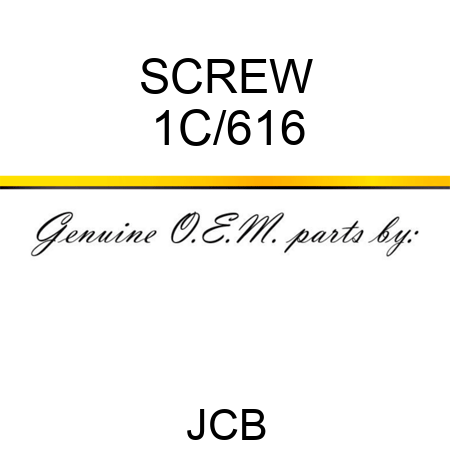 SCREW 1C/616