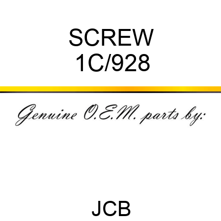 SCREW 1C/928