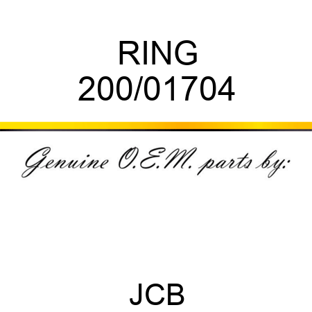 RING 200/01704