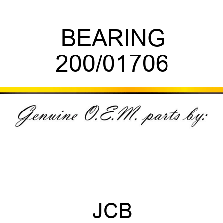 BEARING 200/01706