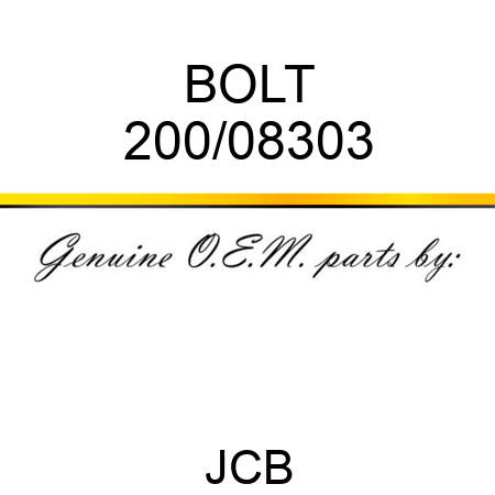 BOLT 200/08303