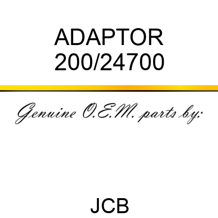 ADAPTOR 200/24700