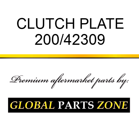 CLUTCH PLATE 200/42309