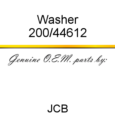 Washer 200/44612