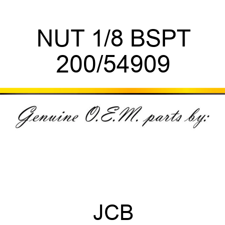 NUT 1/8 BSPT 200/54909