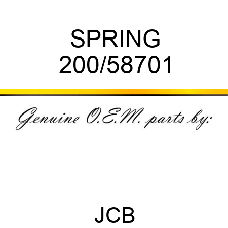 SPRING 200/58701