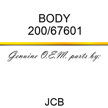 BODY 200/67601