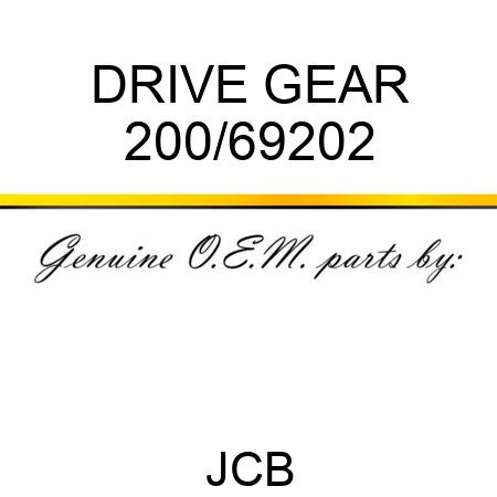 DRIVE GEAR 200/69202