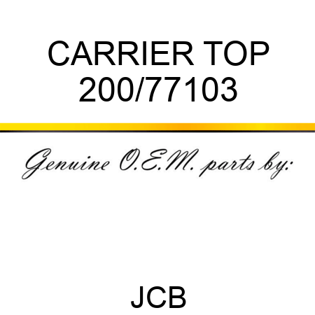 CARRIER TOP 200/77103