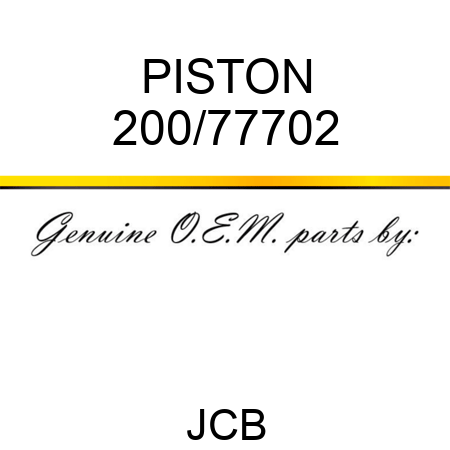 PISTON 200/77702