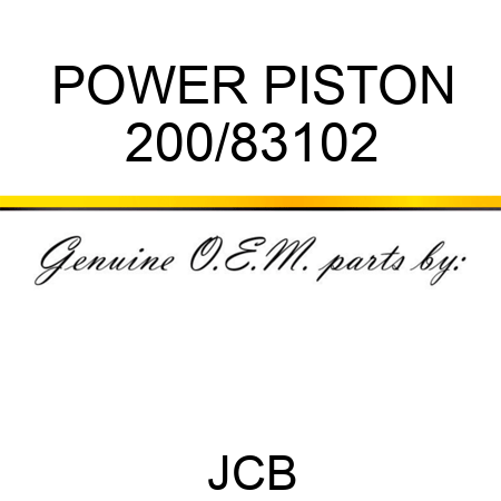 POWER PISTON 200/83102