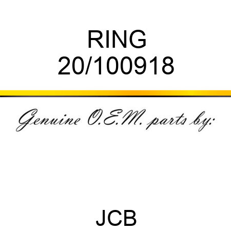 RING 20/100918