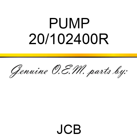 PUMP 20/102400R