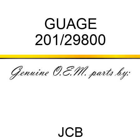 GUAGE 201/29800