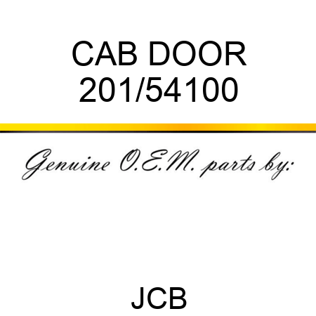 CAB DOOR 201/54100