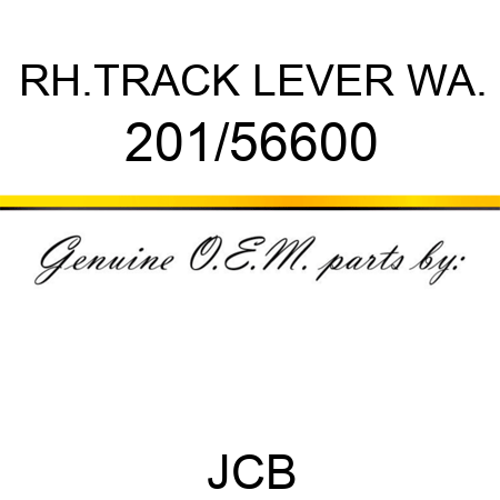 RH.TRACK LEVER WA. 201/56600